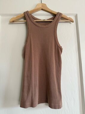 AGOLDE Bailey Ribbed Tank Top | Size M